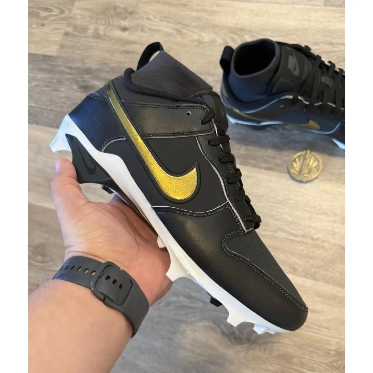 Nike shoes - Nike Alpha Menace Dunk - Alpha Menace Dunk - HV6923-001 - Black / Gold (UPC: 198485313293) 7