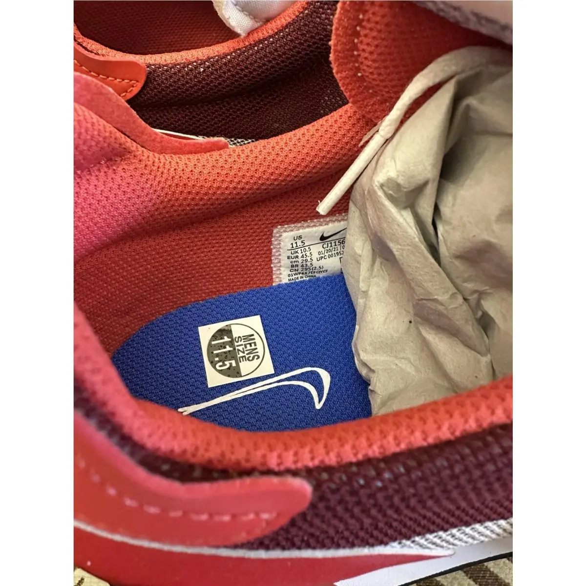Nike shoes - Nike Daybreak - Daybreak - CJ1156-601 - Red (UPC: 195238080754) 3