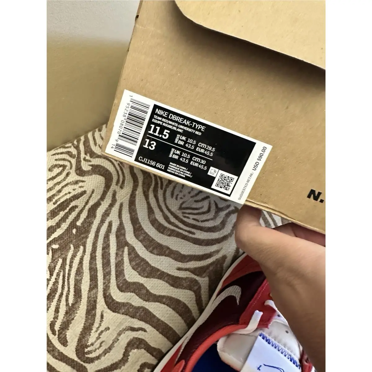 Nike shoes - Nike Daybreak - Daybreak - CJ1156-601 - Red (UPC: 195238080754) 4