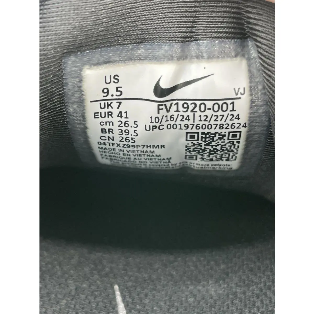 Nike shoes - FV1920-001 - FV1920-001 - Black/Metallic Silver 14