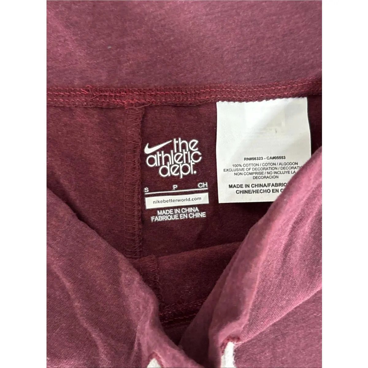 Nike clothing - Burgundy 11