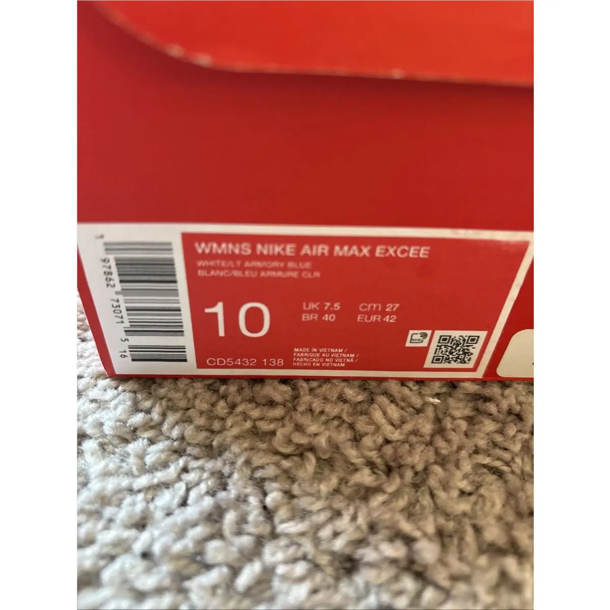 Nike shoes - Nike Air Max Excee - Air Max Excee - CD5432-138 - White (UPC: 197862766226) 1