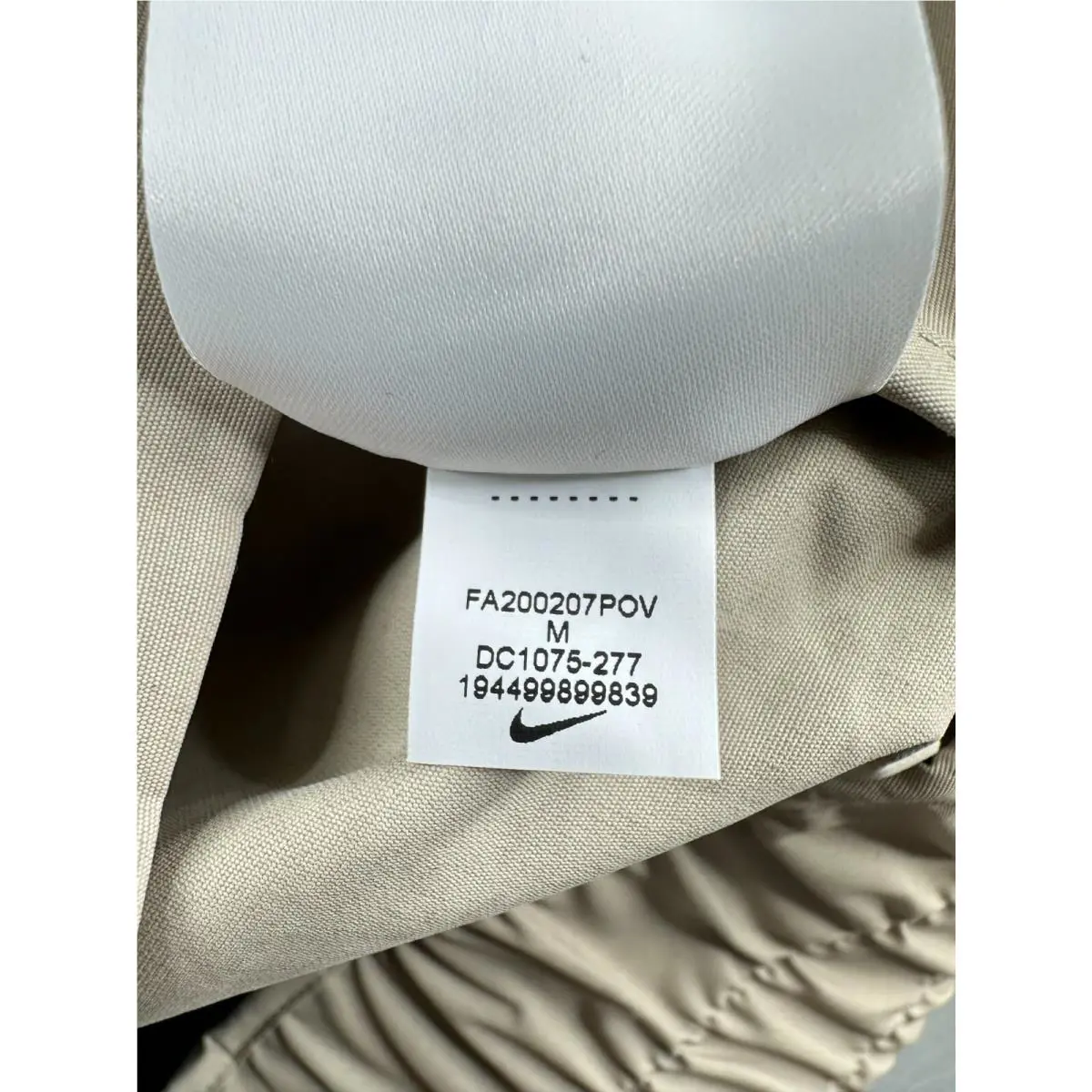 Nike clothing - Nike ESC - ESC - DC1075 DC1075277 - Beige (UPC: 194499899839) 14