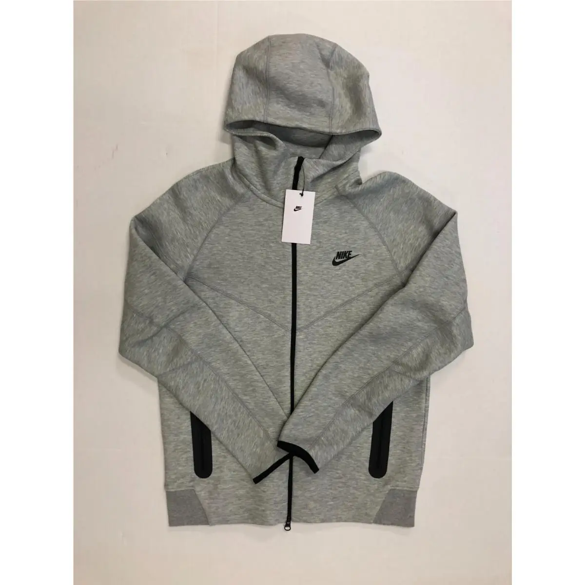 Nike Sportswear Tech Fleece Full-zip Hoodie Heather Grey FB7921-063 Size 2XL