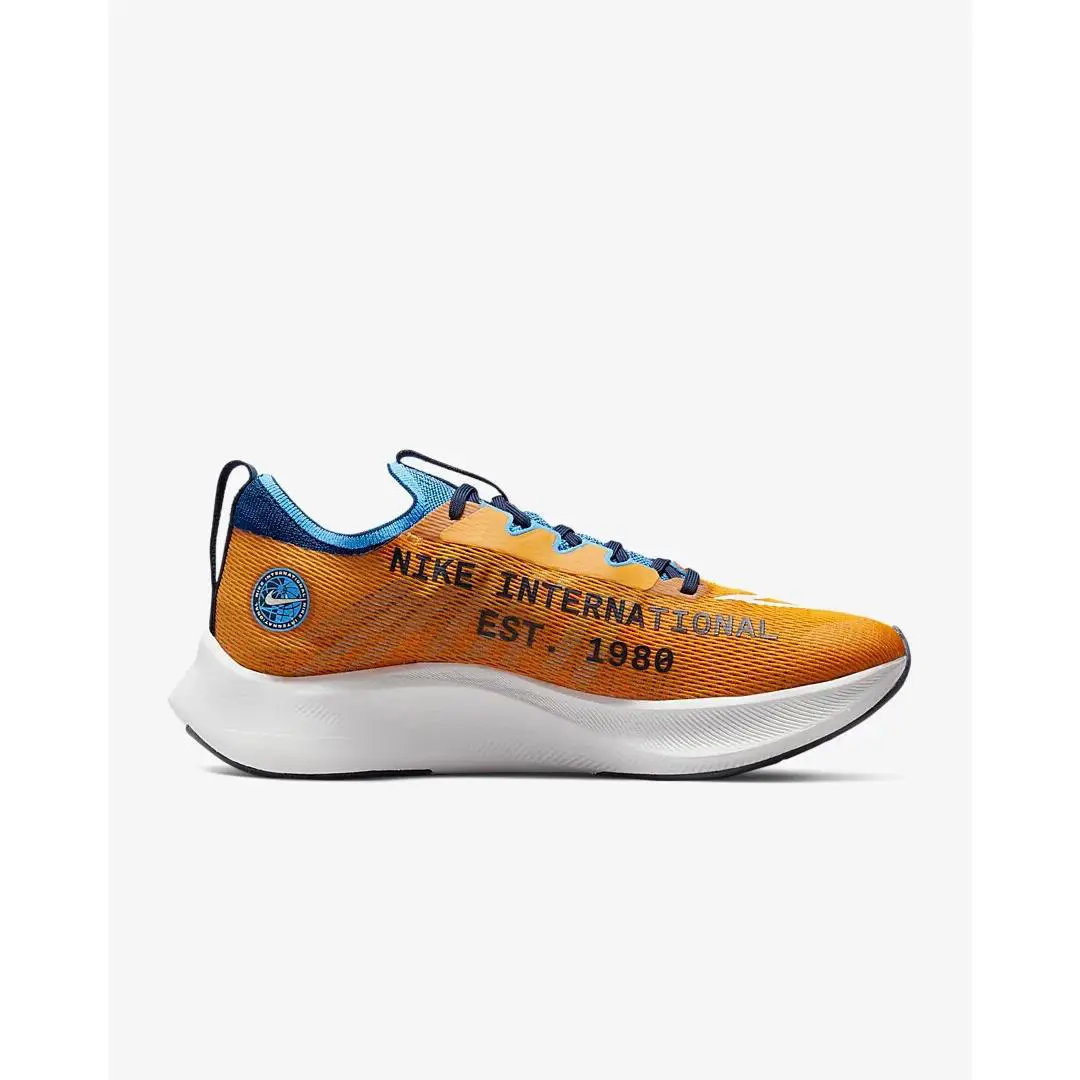 Nike shoes - Nike Zoom Fly 4 PRM - DO9583 700 - Light Curry/University Blue (UPC: 195868960433) 2