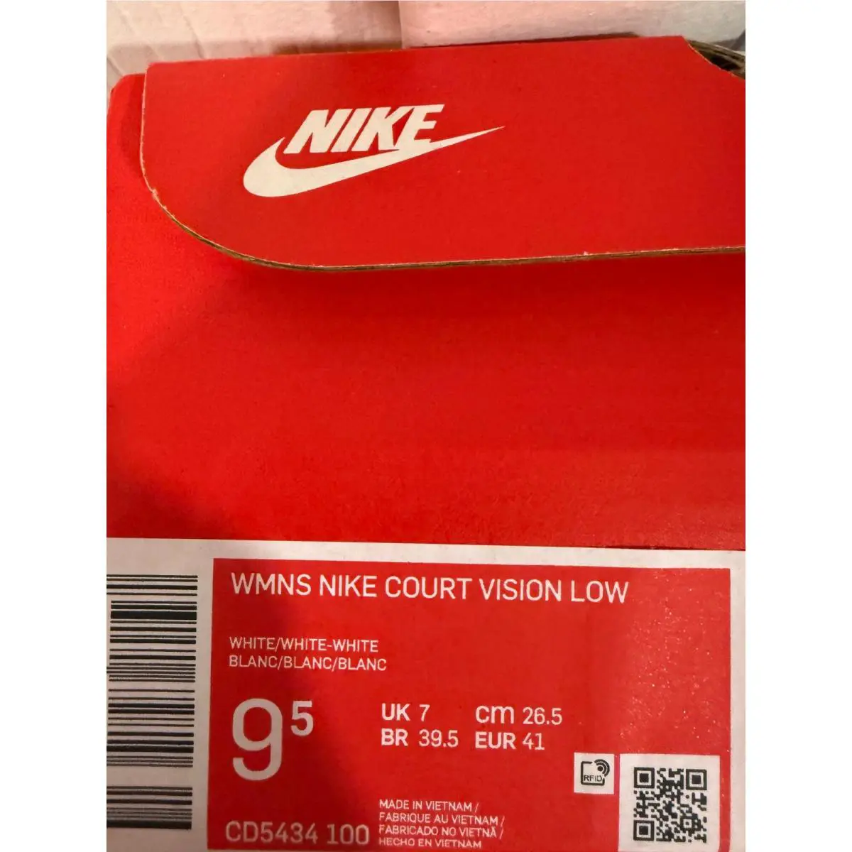 Nike shoes - Nike Court Vision - Court Vision - White 5