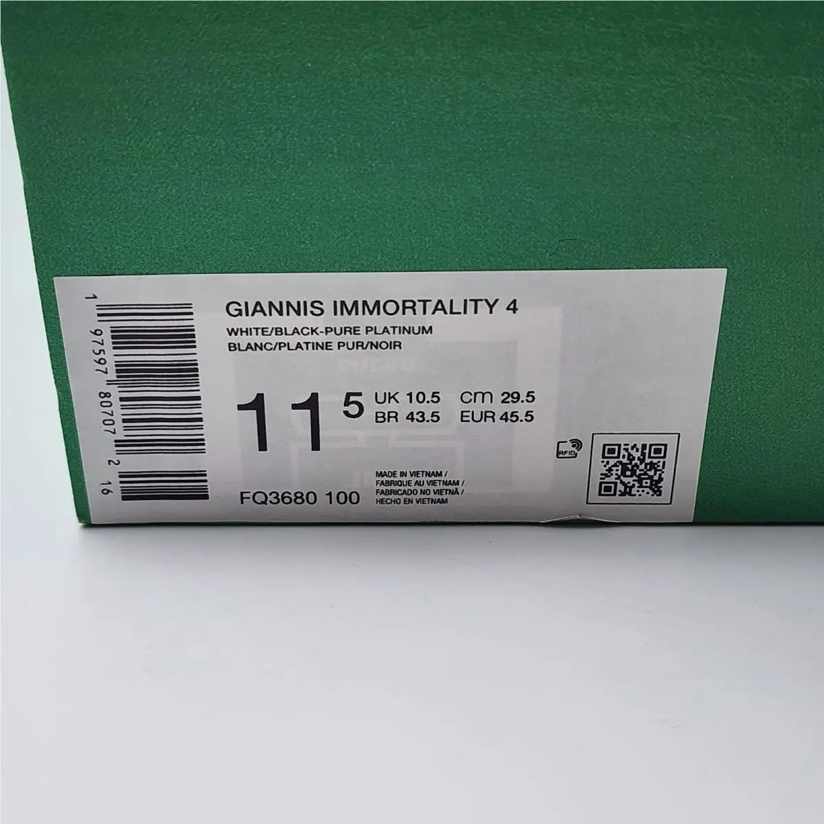 Nike shoes - Nike Giannis Immortality - Giannis Immortality - FQ3680-100 - White 10