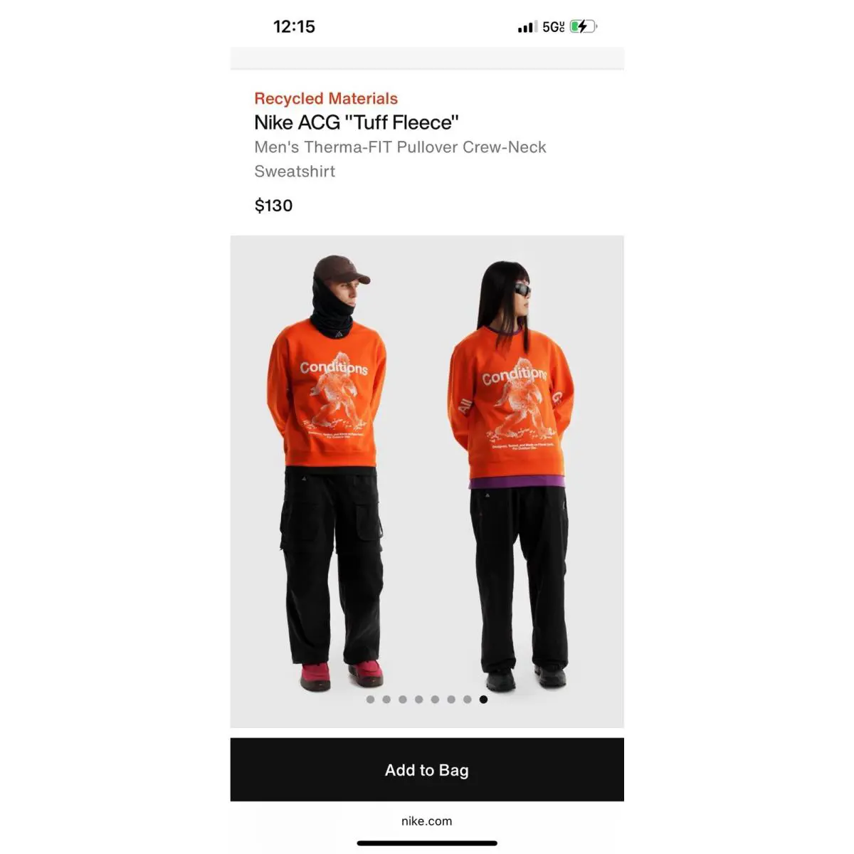 Nike clothing - DZ3392-819 DZ3392 - DZ3392-819 DZ3392 - Orange (UPC: 198485058583) 6