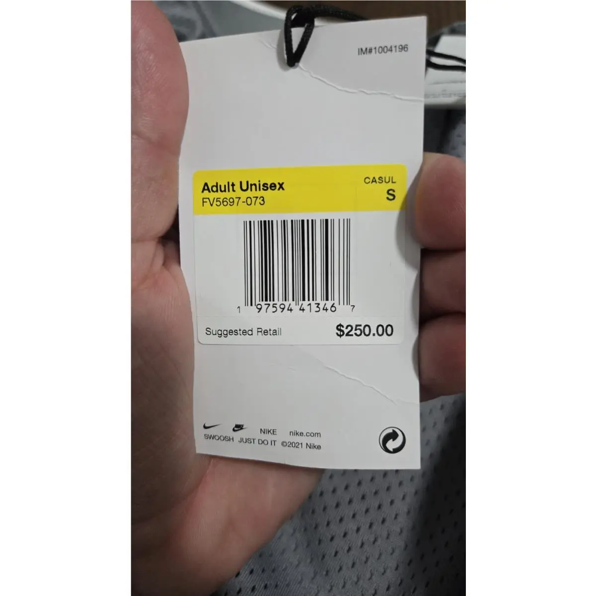Nike clothing - FV5697-073 - FV5697-073 FV5697 - Silver 7