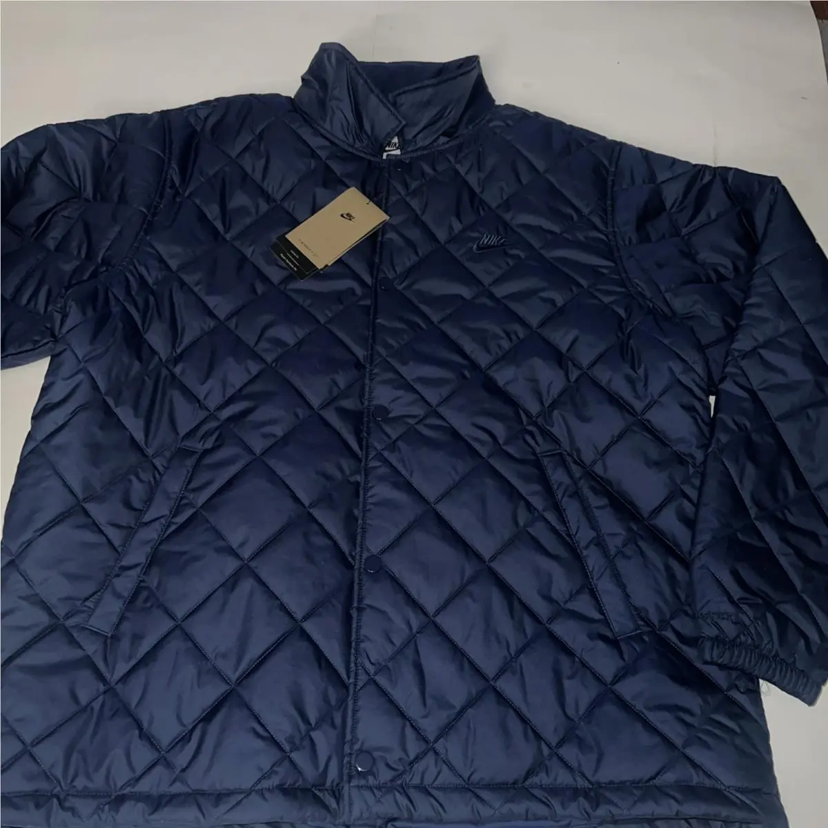 Nike Mwn’s Club TF Lightweight Quilted Fill Jacket Navy Sz L FZ0364-410