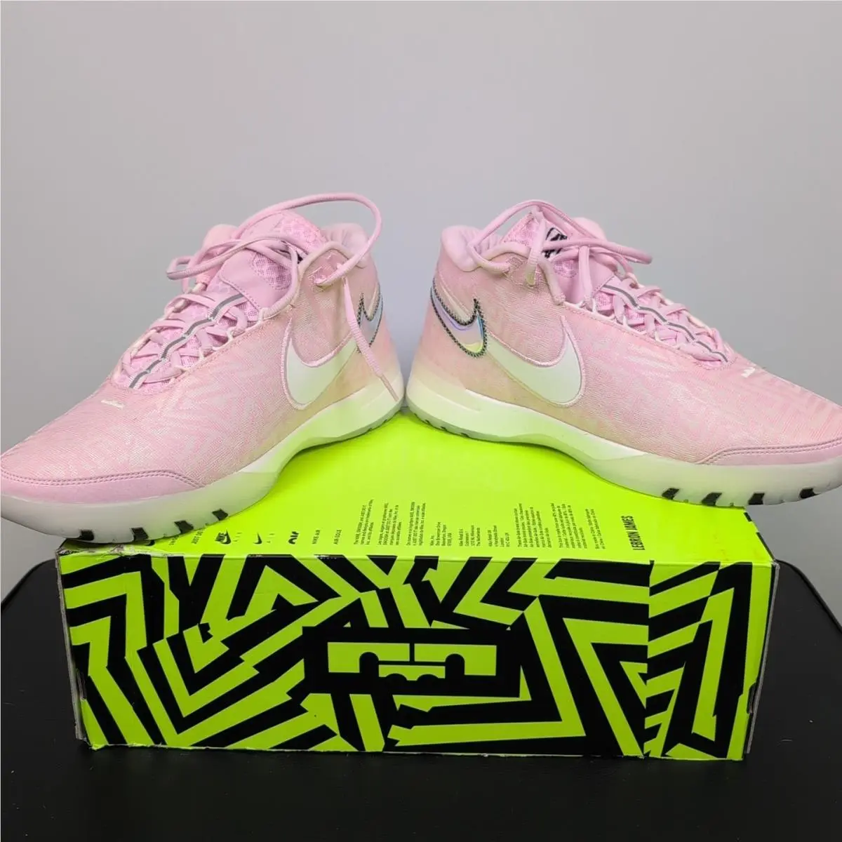 Nike Men’s Lebron Nxxt Gen Pink Genesis Basketball Shoes Size 11 No Lid