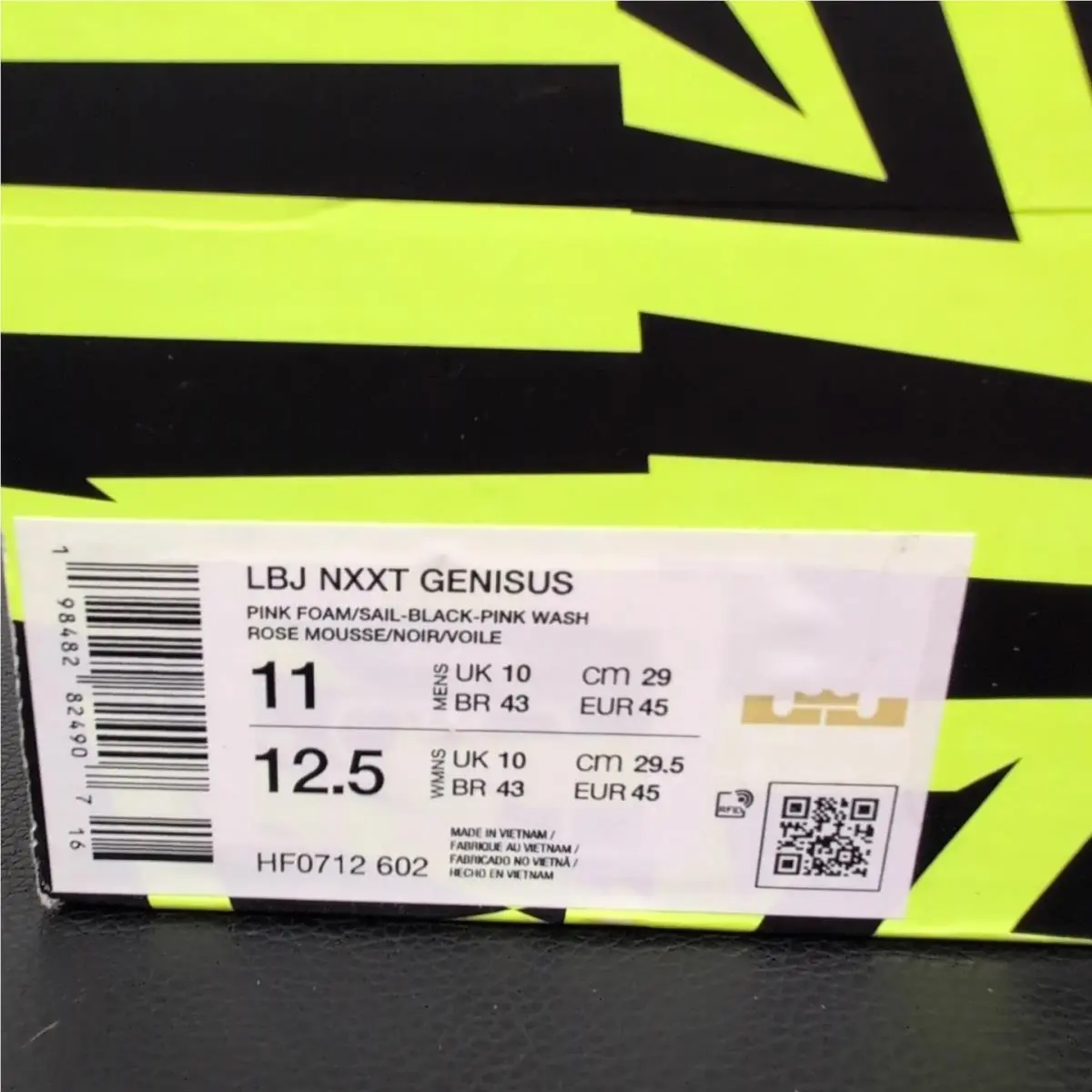 Nike shoes - Nike LeBron NXXT - LeBron NXXT - HF0711-602 - Pink Foam/Black/Pink Wash/Sail 6