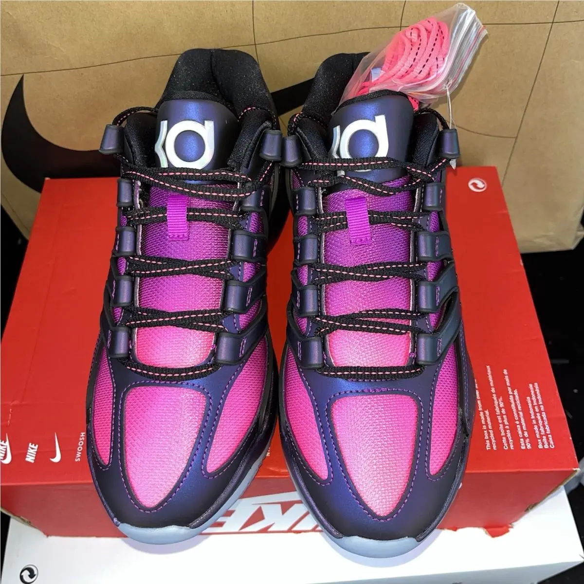 Nike shoes - Nike KD 18 - IM5843-500 - Vivid Purple/Black/Hyper Pink 2