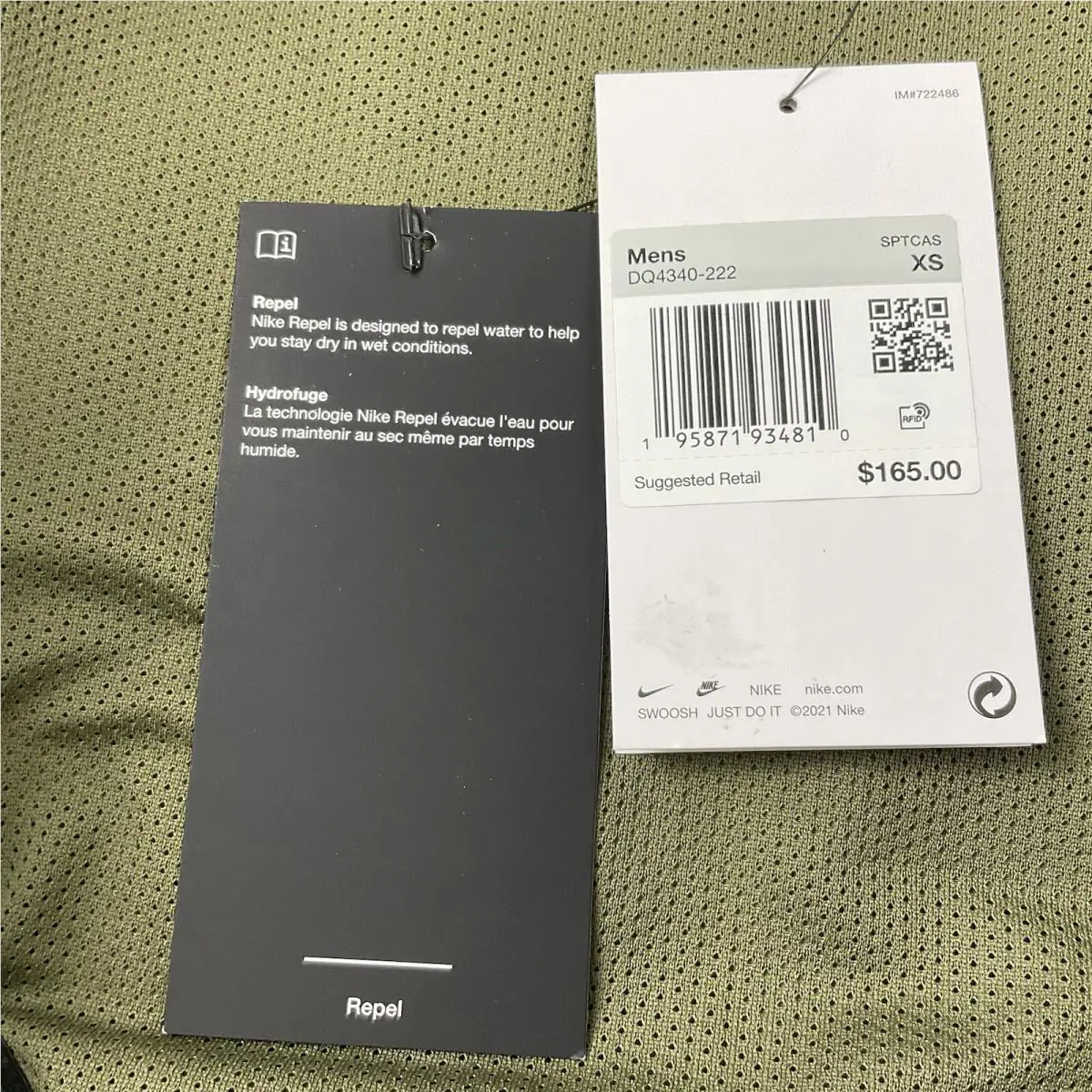 Nike clothing - Nike Tech Woven Jacket - Tech Woven Jacket - DQ4340222 - Olive Green 6