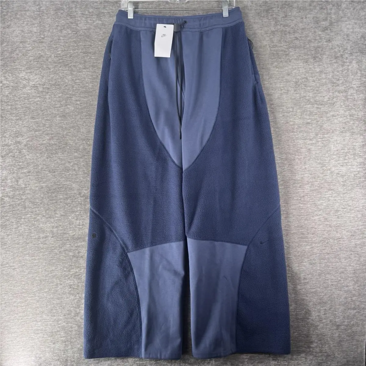Nike Tech Boreas Knit Open-hem Oversized Pants Blue Men’s Size Medium IB3365-437