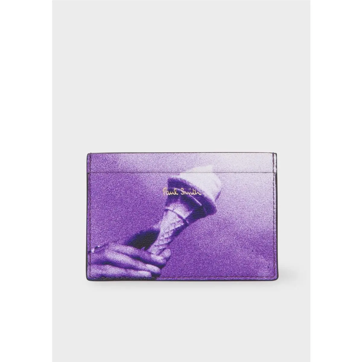 Paul Smith Leather Ice Cream Photo Card Wallet. Made in Italy