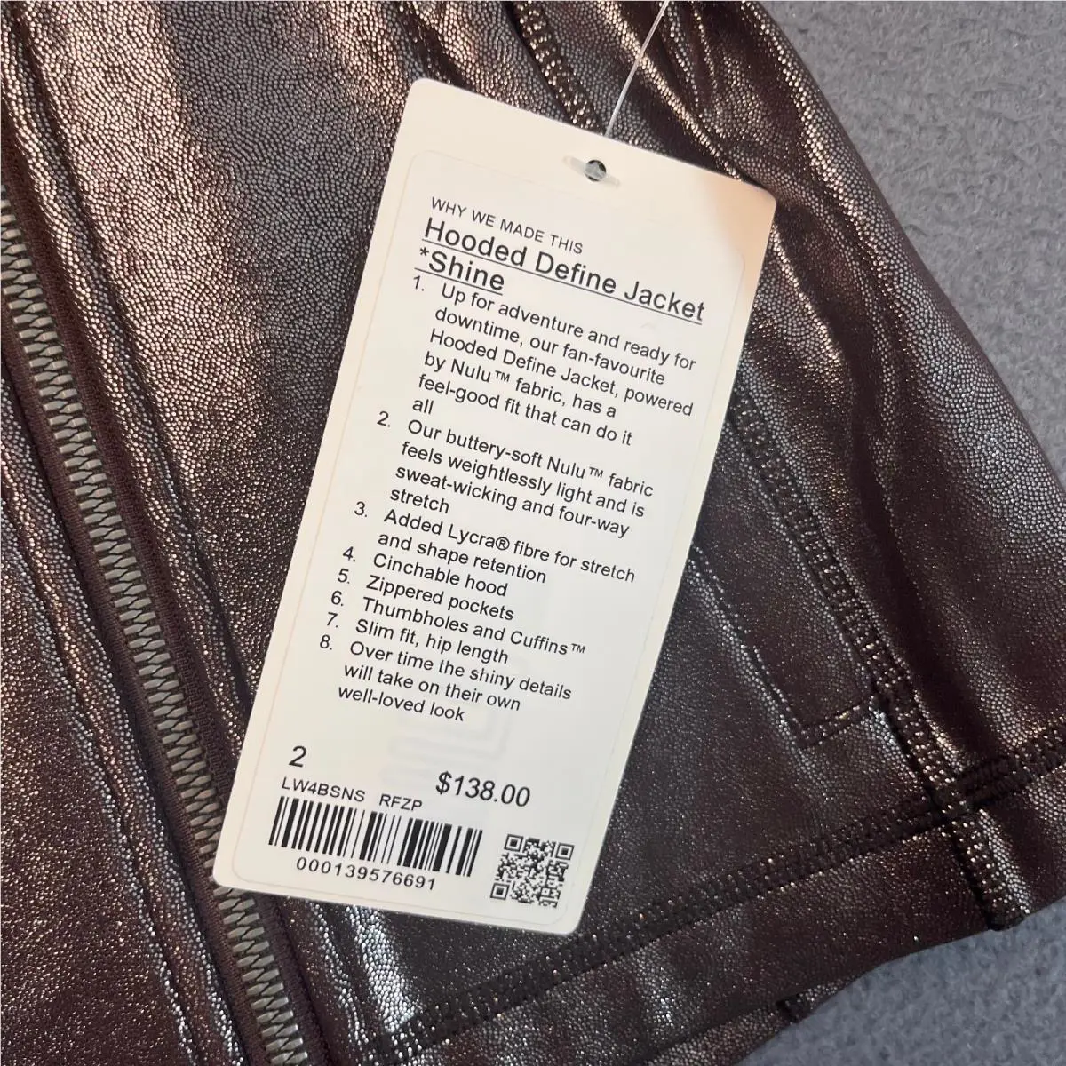 Lululemon clothing - Lululemon Define Jacket - Define Jacket - RFZP - Brown 1