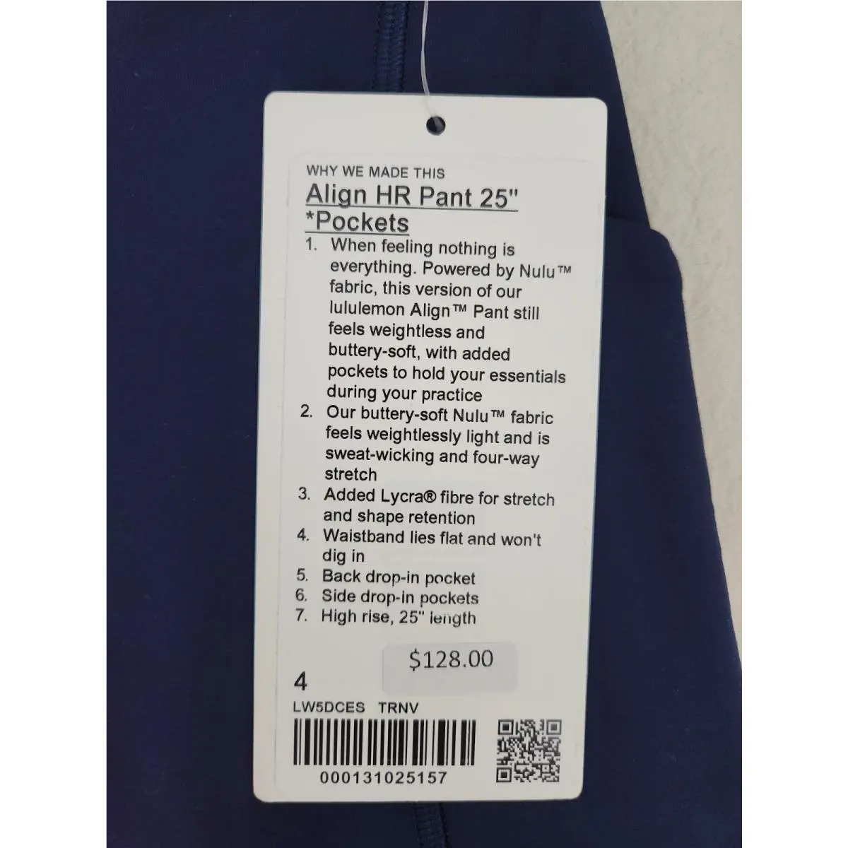Lululemon clothing - True Navy 2