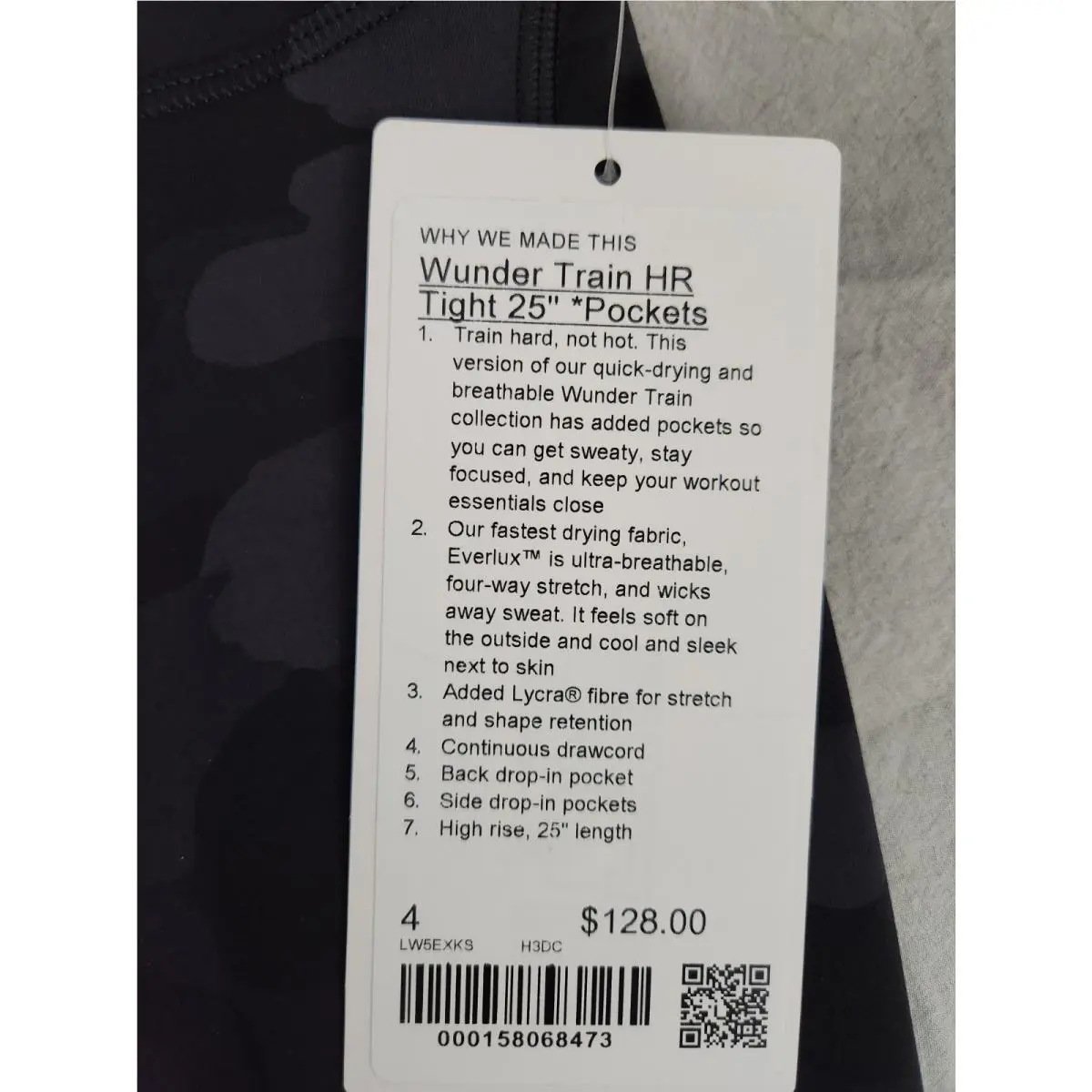 Lululemon clothing - Heritage 365 Camo Deep Coal 2
