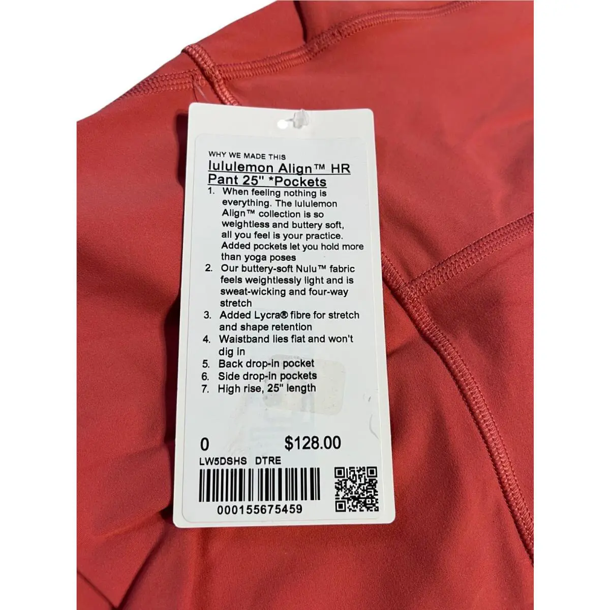 Lululemon clothing - Desert Red 0