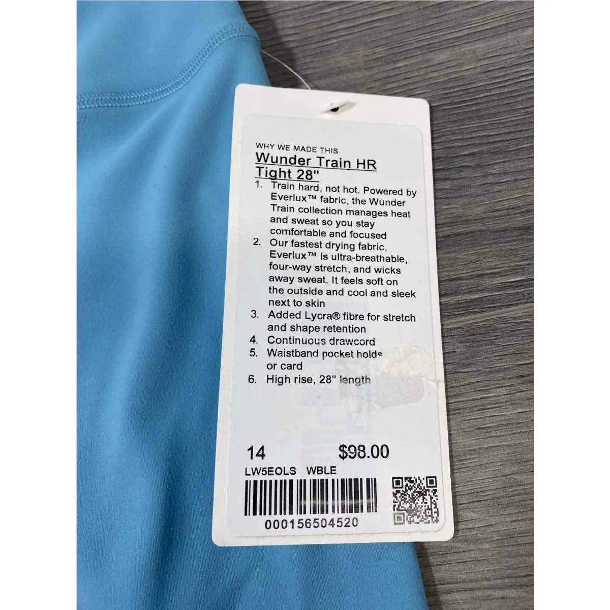Lululemon clothing - Blue 1
