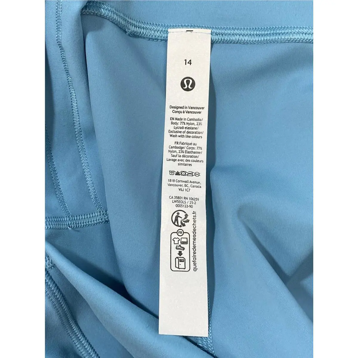 Lululemon clothing - Blue 4