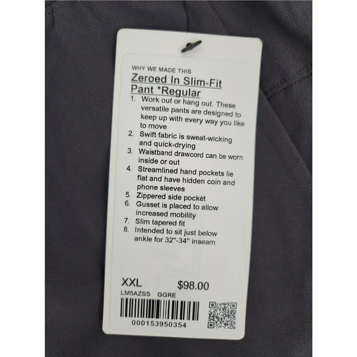 Lululemon clothing - Gray 2