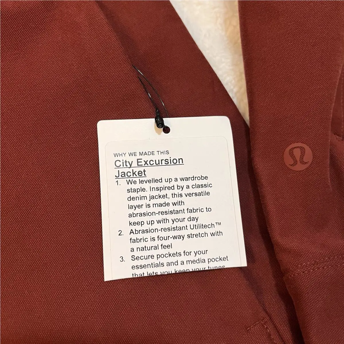 Lululemon clothing - Brick Red 1