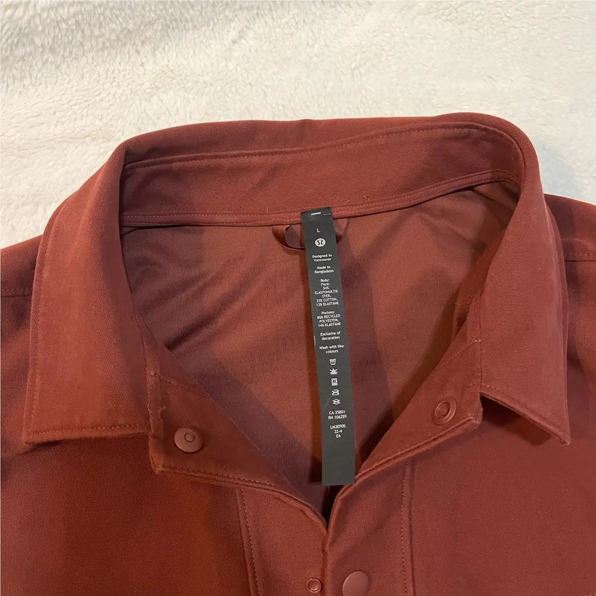 Lululemon clothing - Brick Red 2