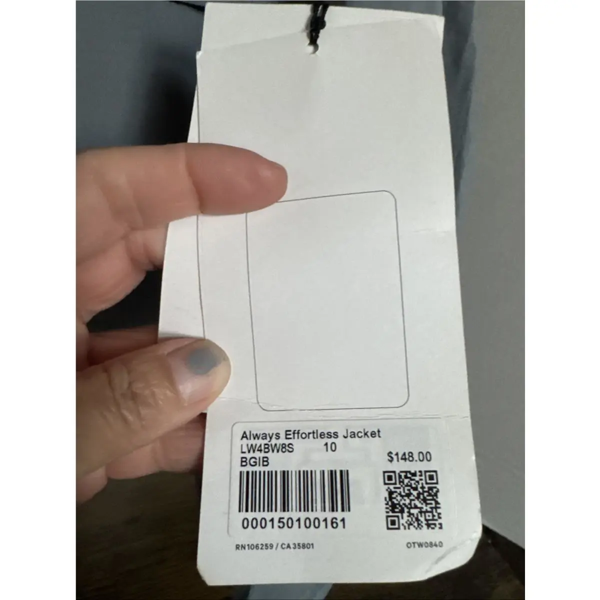 Lululemon clothing - Always Effortless Jacket - Always Effortless Jacket - Belgian Blue Grey 2