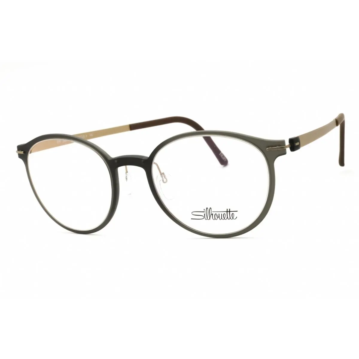 Silhouette Infinity VIEW2923 5542 Champagne Grove 55mm Eyeglasses - Frame: Champagne Grove, Lens: Clear Demo Lenses, code: 5542