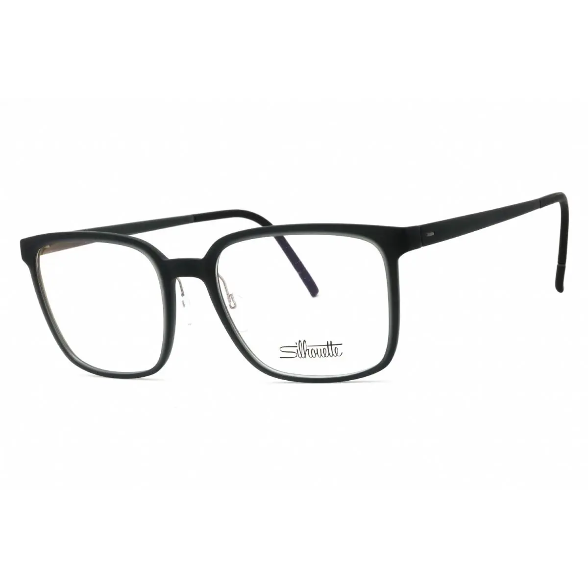Silhouette Vivid Sky 2957/75 6562 Black Matte/black Matte 53mm Eyeglasses