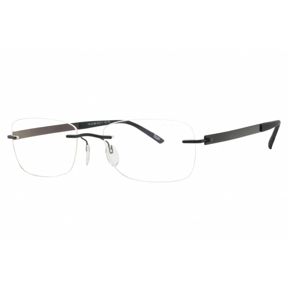 Silhouette Titan Impessions 7775/75 6060 Black Chrome/matte Silky Black - Frame: Black Chrome/Matte Silky Black, Lens: Clear Demo Lenses, code: 6060