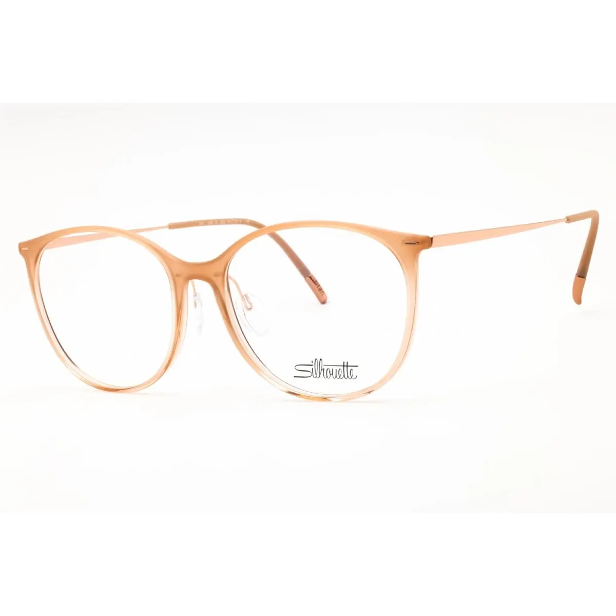 Silhouette Illusion Lite 1606/75 3632 Light Toffee Shiny/rose Gold Matte