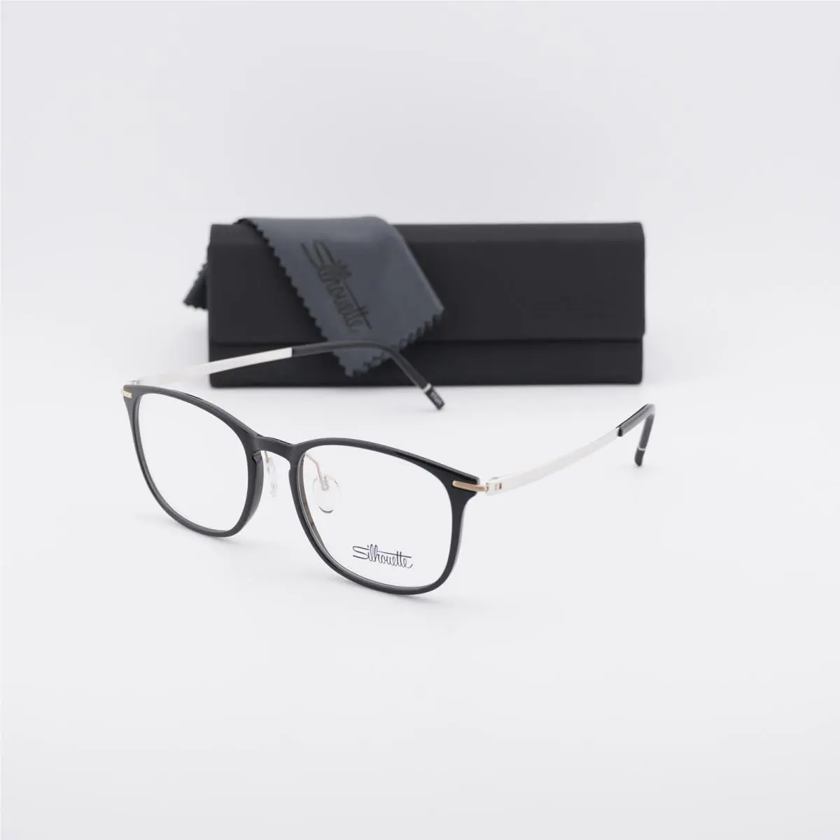 Momentum Fullrim 2920/75 9082 Black Shiny/titanium Brushed by Silhouette