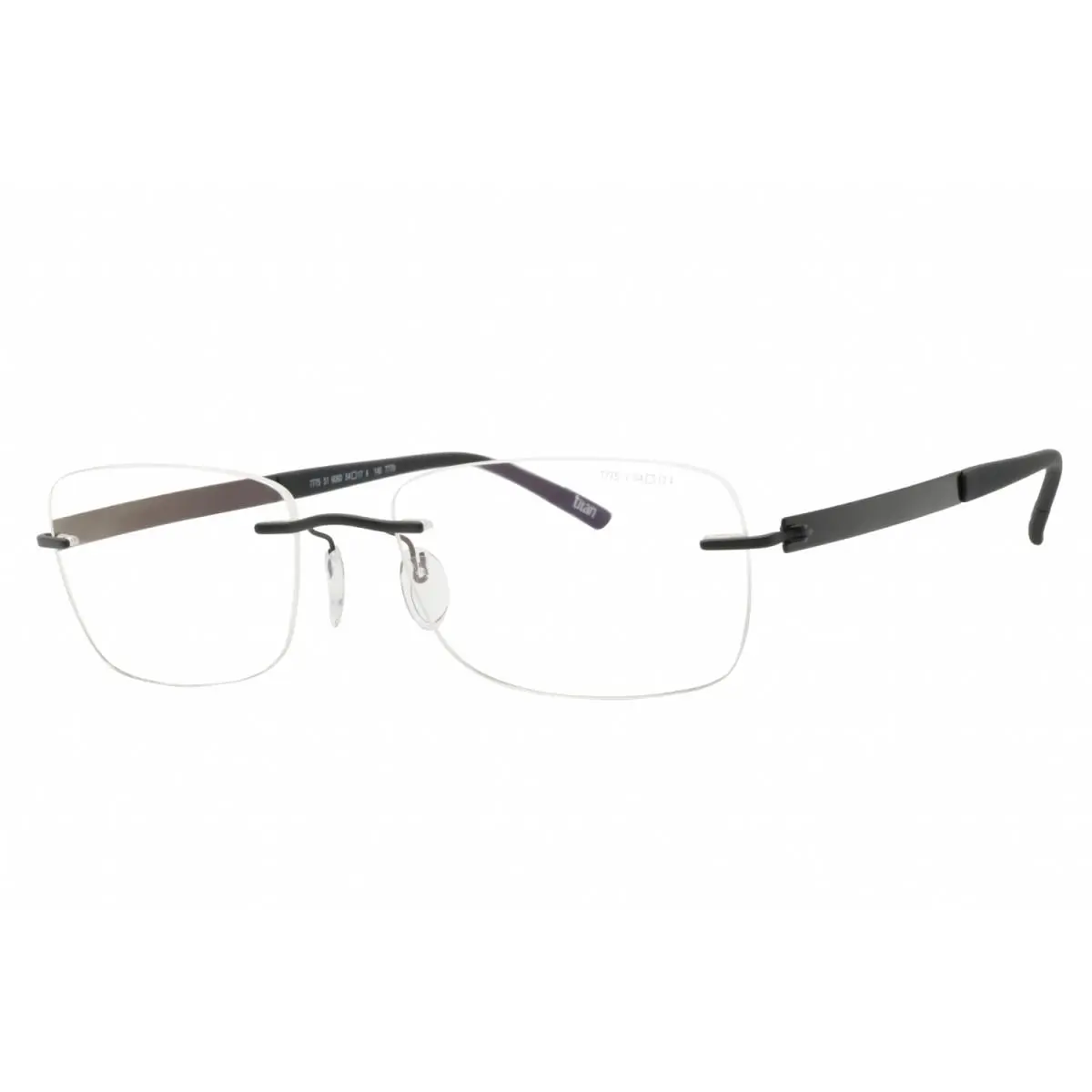 Silhouette Titan Impessions 7775/75 6060 Black Chrome/matte Silky Black