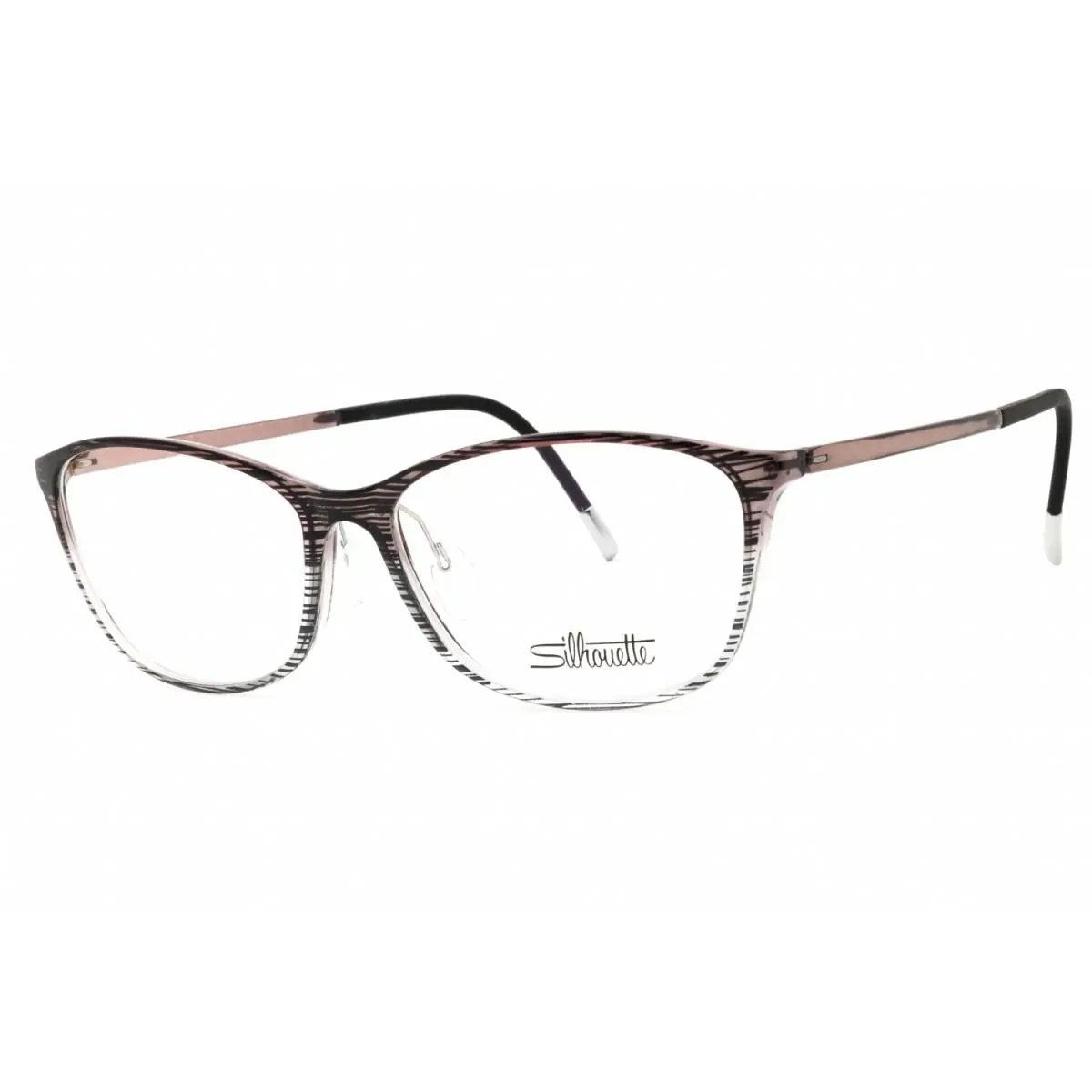 Spx Illusion Fullrim 1603/75 9411 Black Lace Shiny 55mm by Silhouette