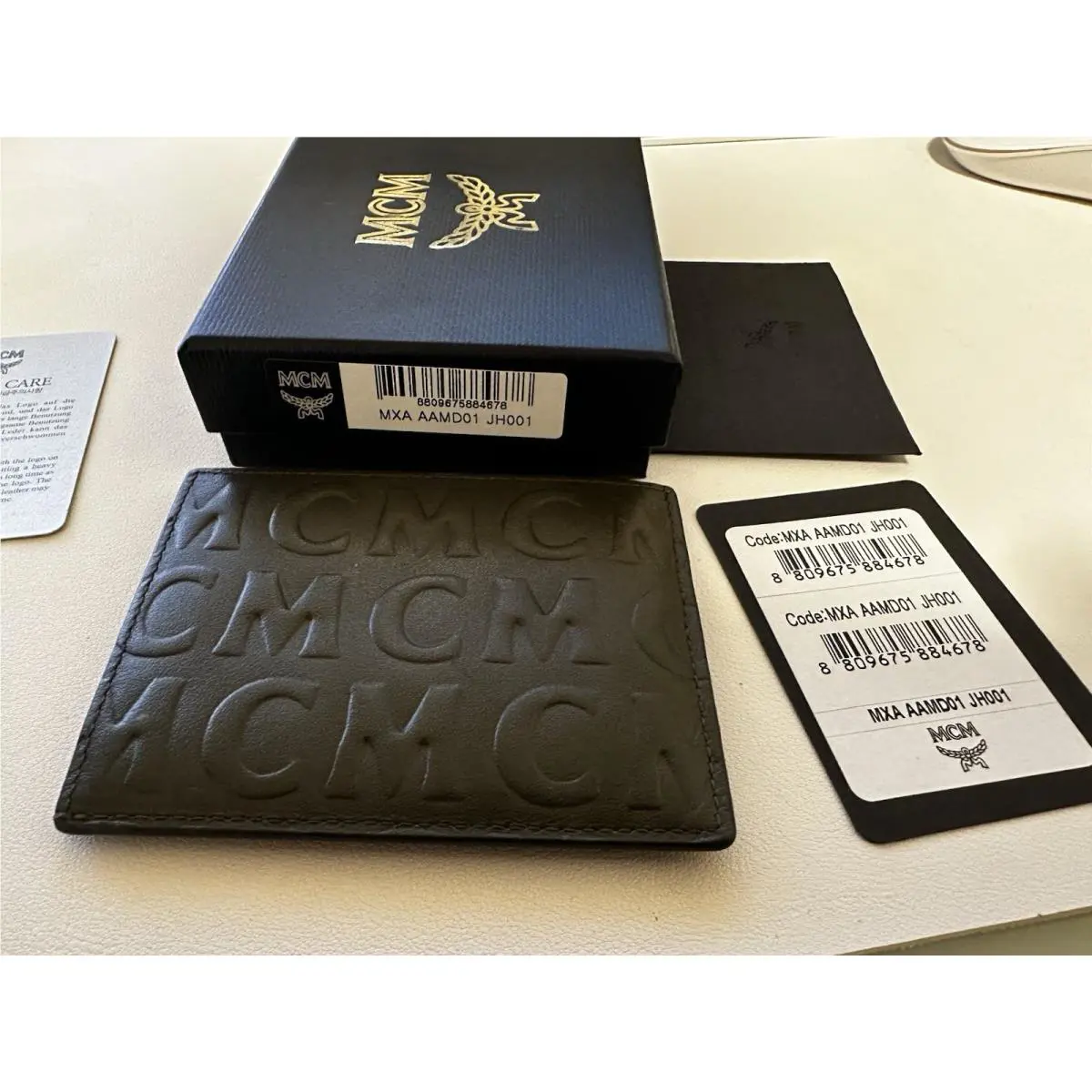 Mcm Card Holder Leather Wallet
