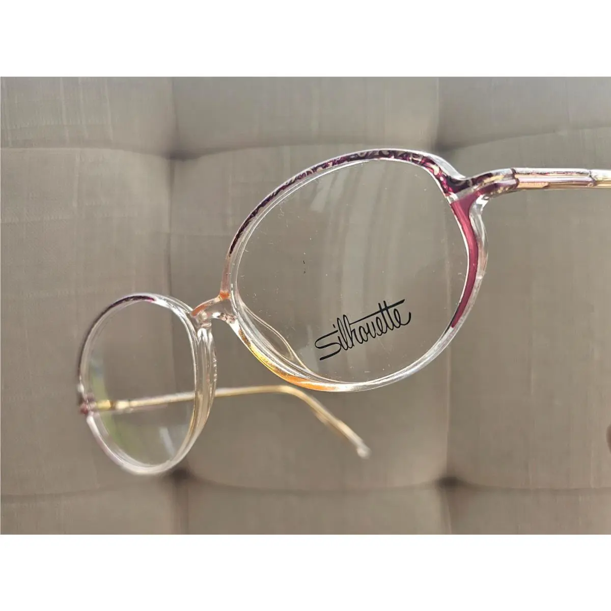 Silhouette Women Glasses Frame Spx M1911 Purple/clear Eyeglassesmade in Austria