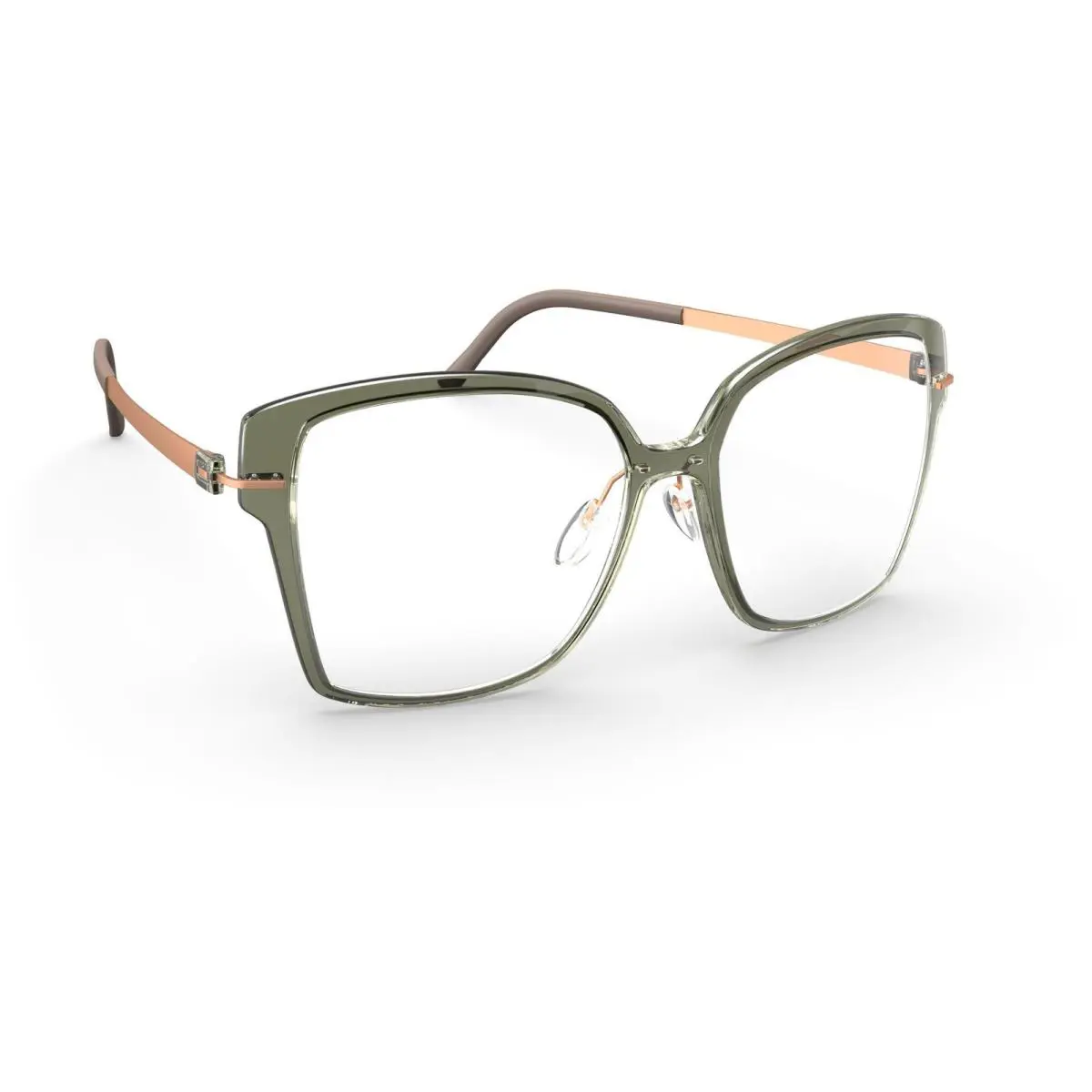 Infinity View 1611 Eyeglasses 5540 Pine Green by Silhouette