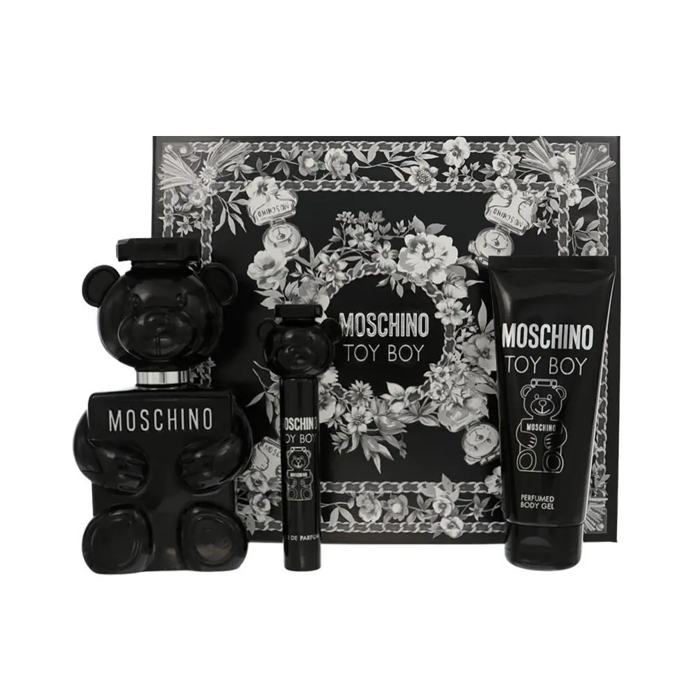 Toy Boy  Gift Set For Men 3 Piece Set For Men: 3.4 Oz Eau by Moschino