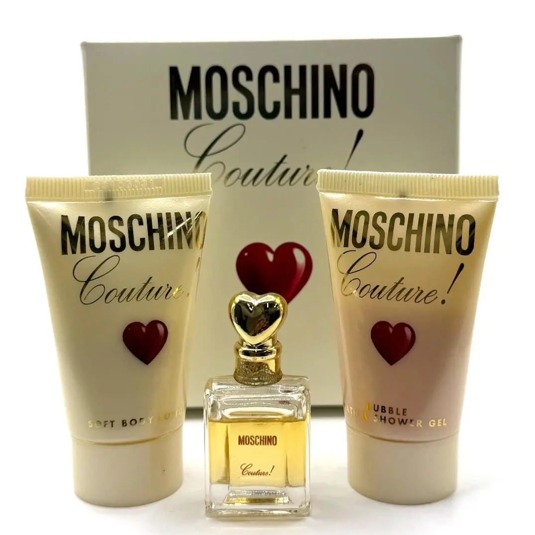 Moschino Couture Bubble Bath Body Lotion Set