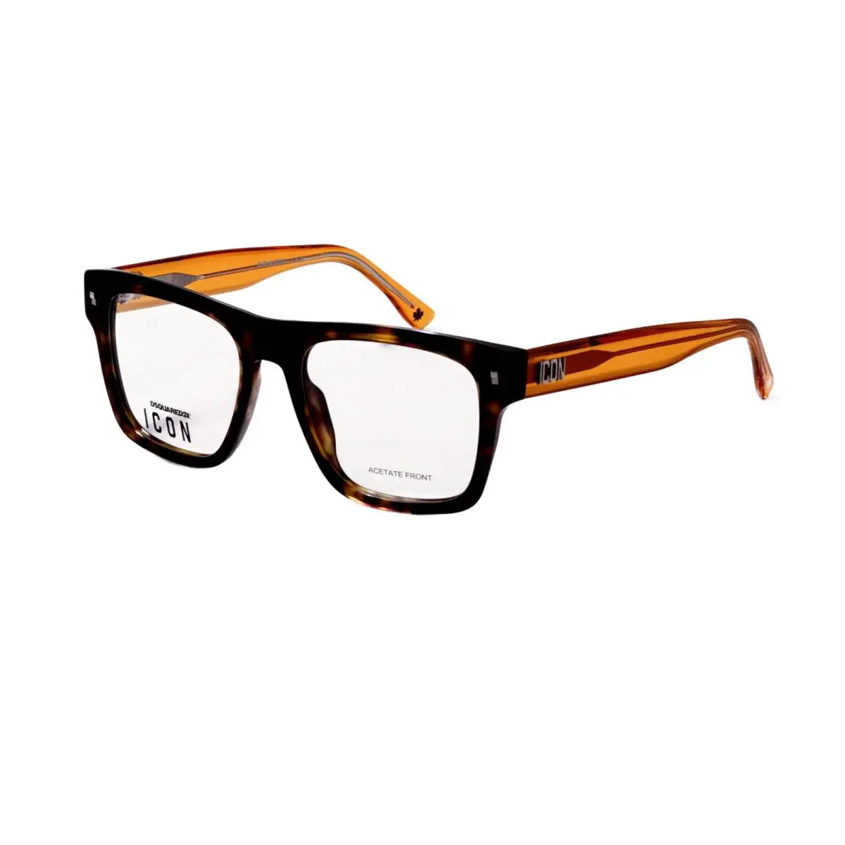 Dsquared2 Men`s 52mm Havana Orange Opticals ICON0018-L9G-52