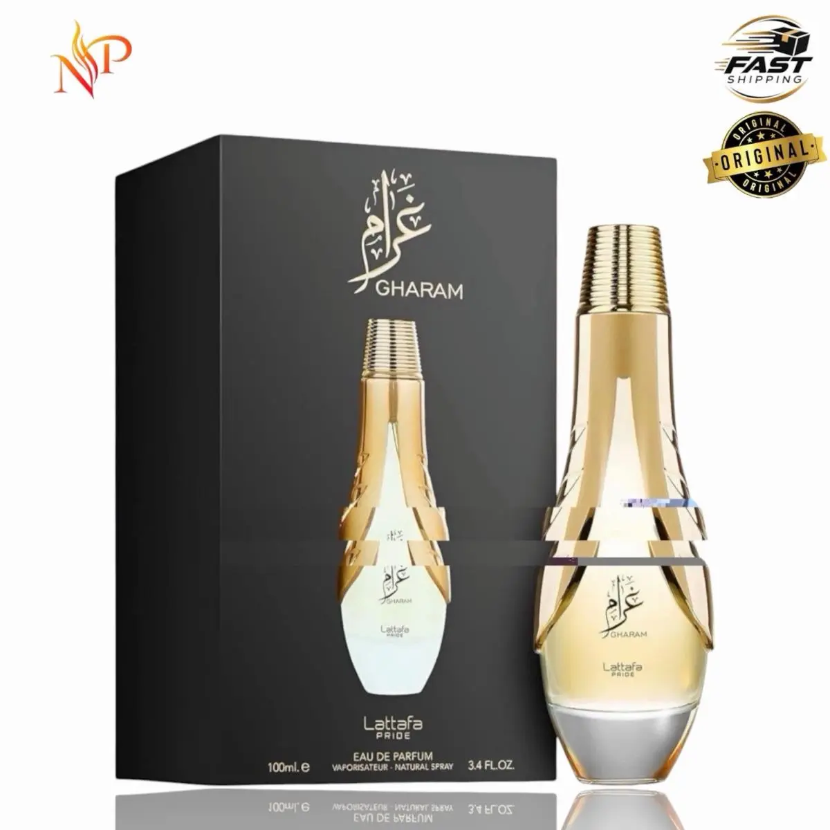 Gharam  Pride Eau de Parfum 100 3.4 Fl.oz Unisex Made In U.a.e by Lattafa