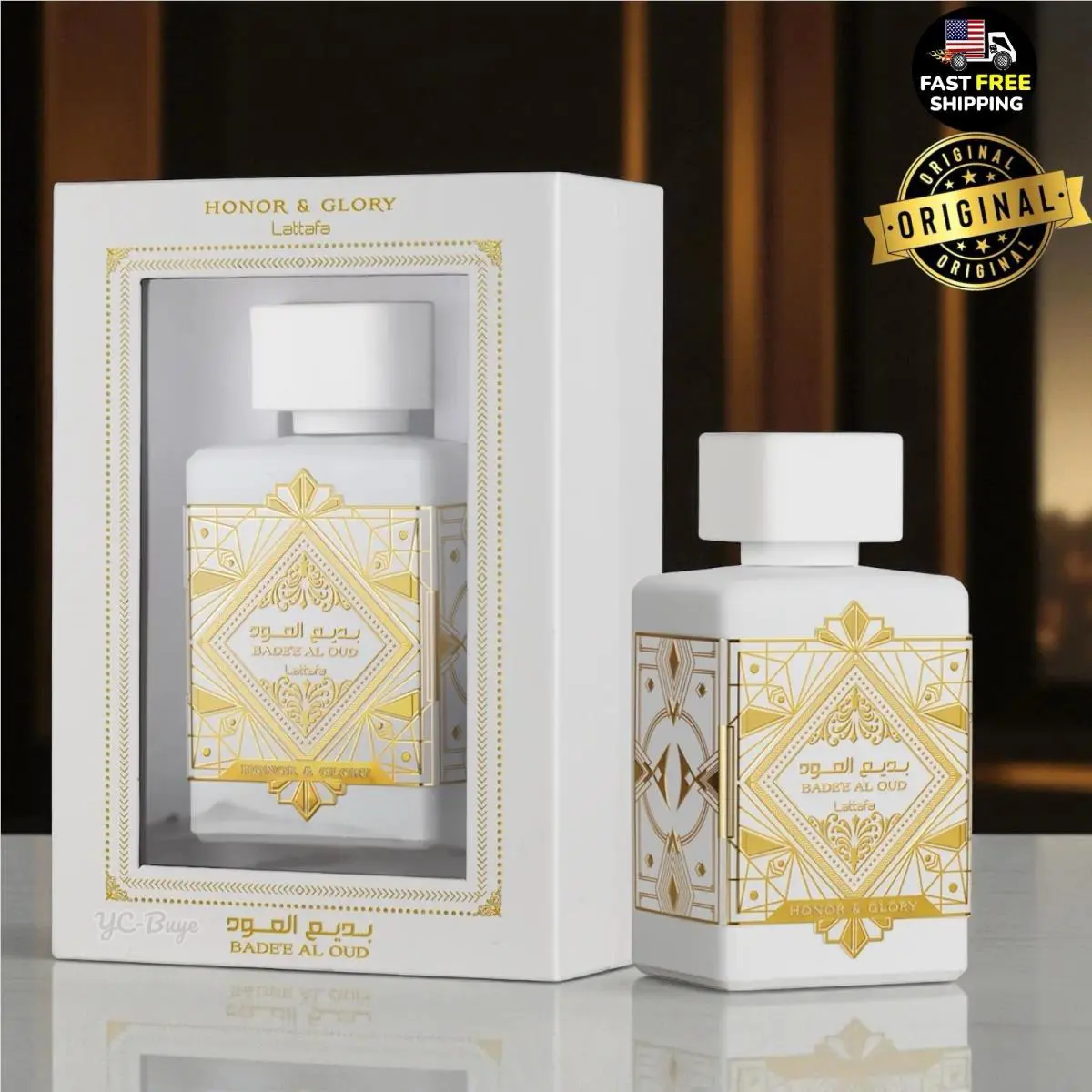 Badee Al Oud Honor Glory Parfum By Lattafa 100ml Made In U.a.e