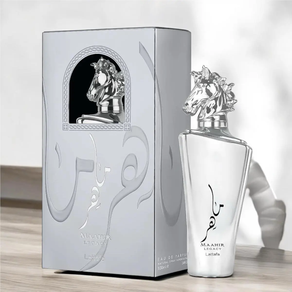 Maher Silver Perfume For Men By Lattafa 100ML Orginal
