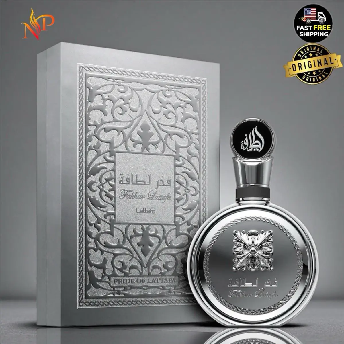 Fakhar Lattafa Platin Eau de Parfum 3.4 oz by Lattafa Made In U.a.e