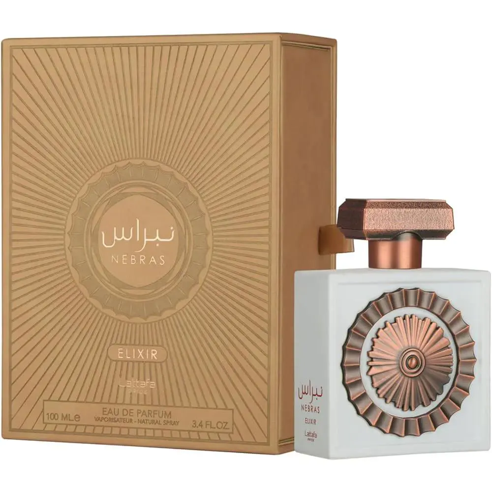 Nebras Elixir Eau De Parfum Spray by Lattafa 100ml/3.4oz