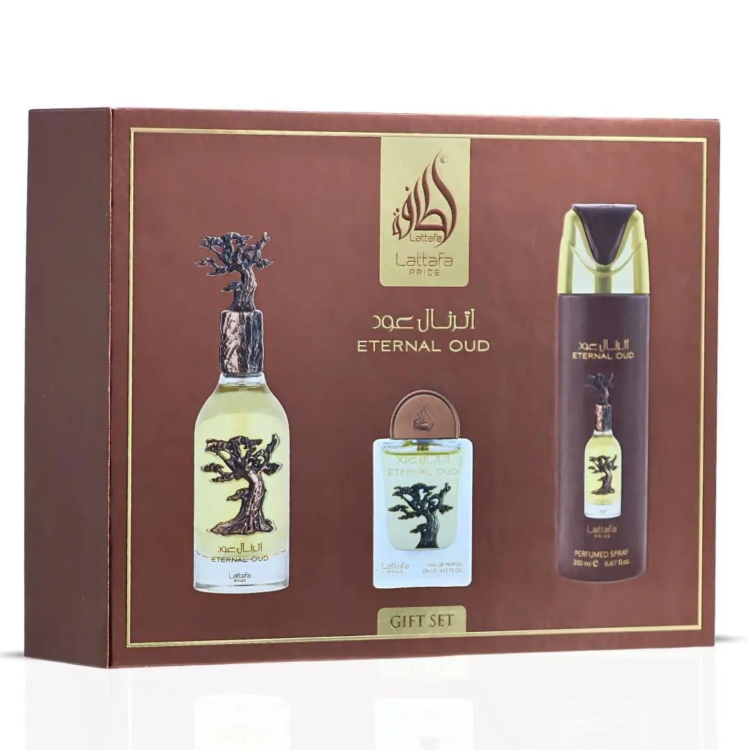 Lattafa Pride Eternal Oud 3-Piece Gift Sets – Long 0.33 Fl Oz Pack of 3