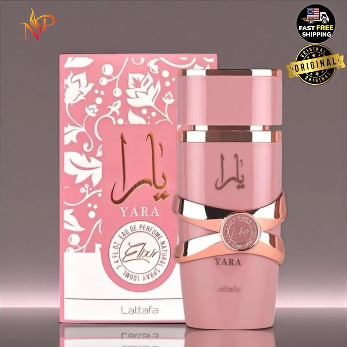 Yara Elixir Eau De Parfum Spray 100ml 3.4 oz by Lattafa Made In U.a.e